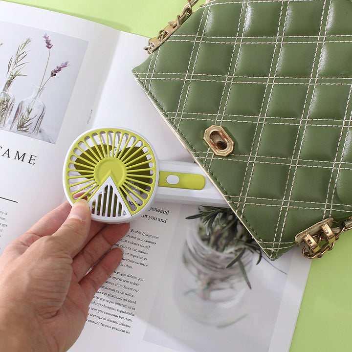 Ladies Portable Hand Fan with LED Function Kalsten