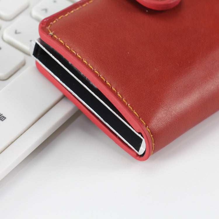 Premium Leather Credit Card Organizer