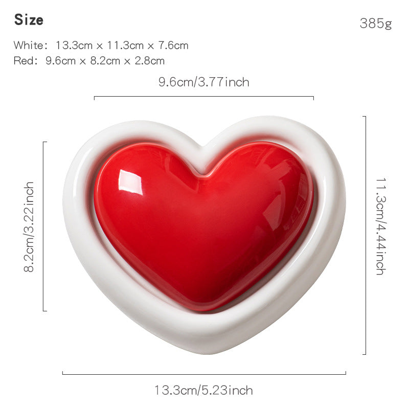 Heart shapes decorative bowl Kalsten