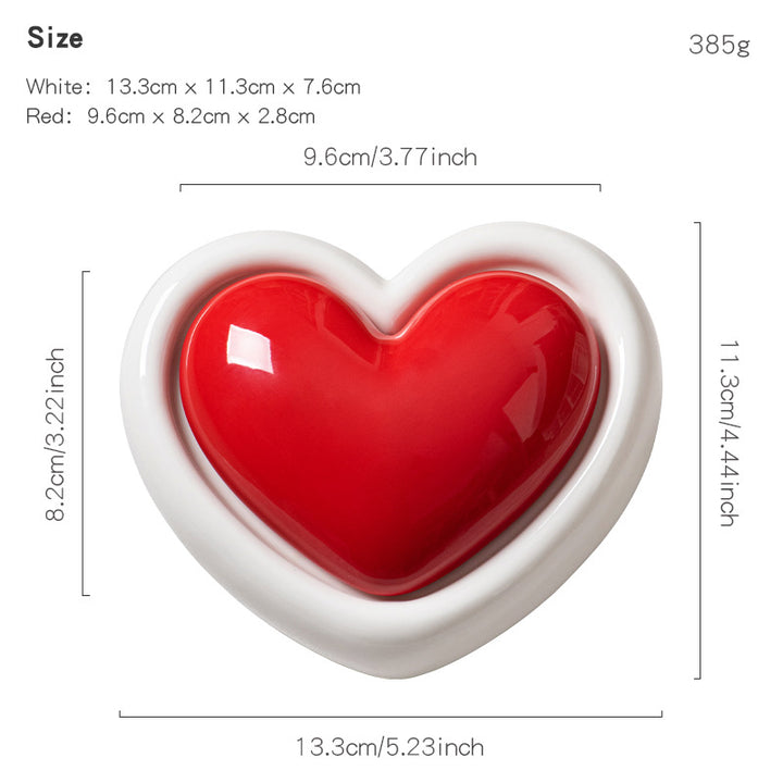 Heart shapes decorative bowl Kalsten