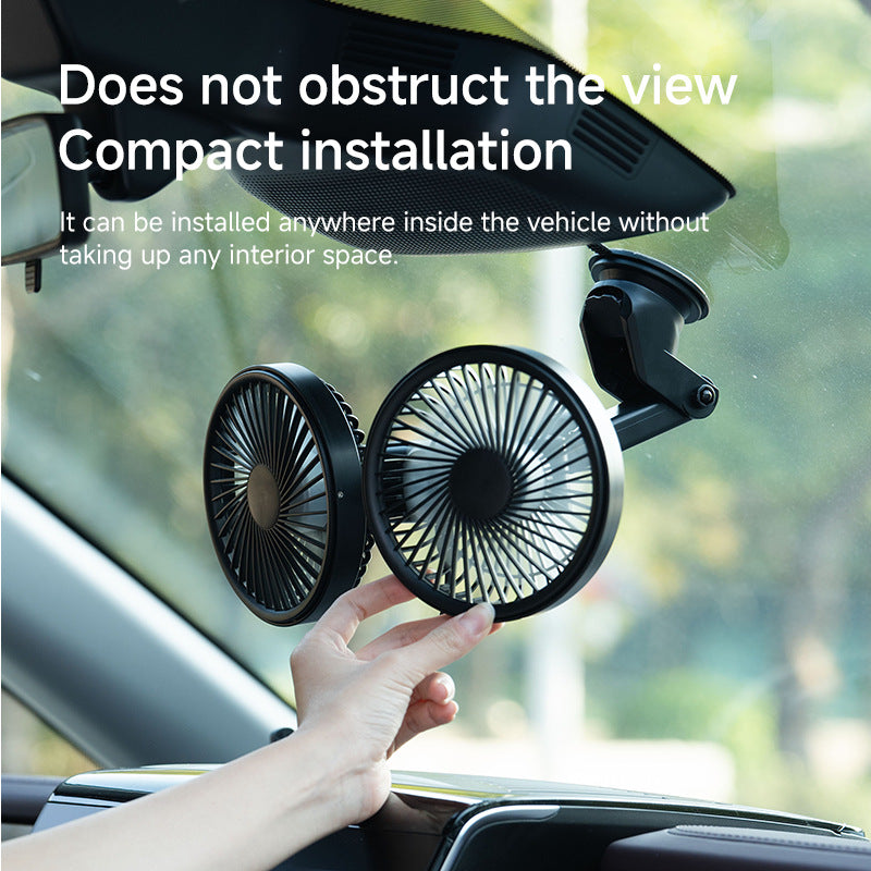 Unisex double fan with digital speed display Kalsten