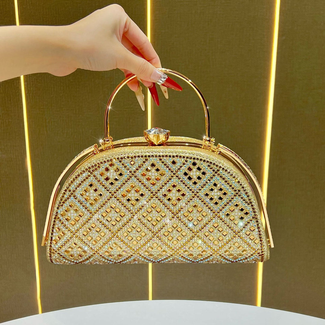 Vintage Inspired Bejeweled Evening Handbag