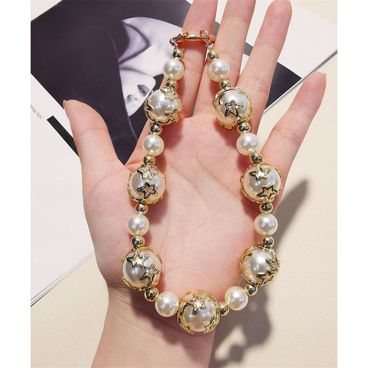 Elegant Star-Accent Beaded Necklace Kalsten