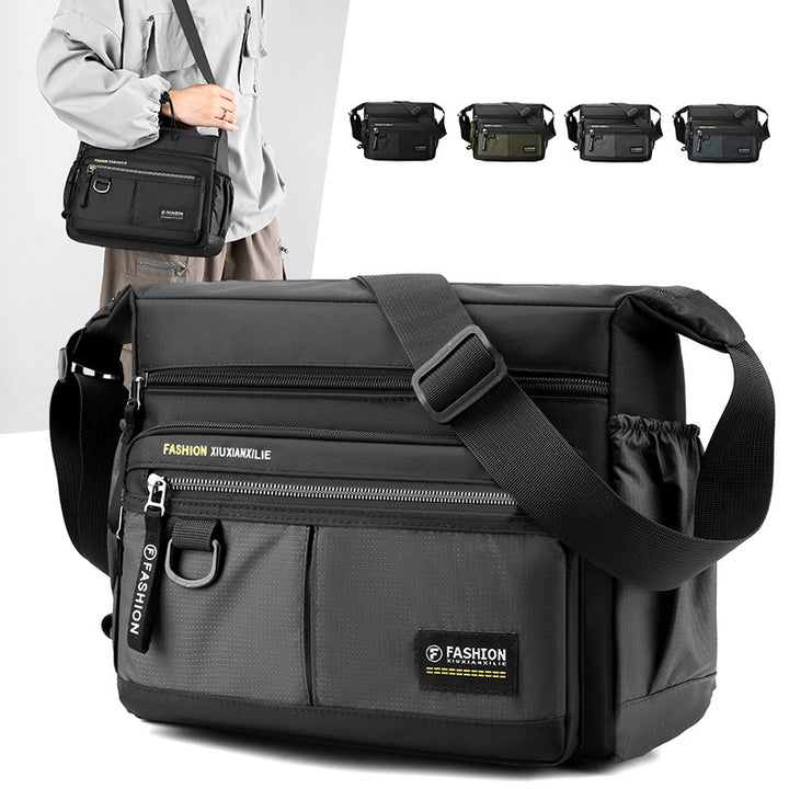 Multi-Pocket Messenger Bag