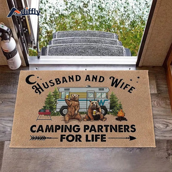 Welcome Warning Doormat Kalsten