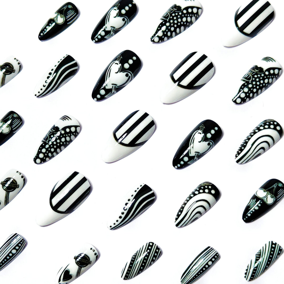 Artistic Pointed Nail Art Kalsten