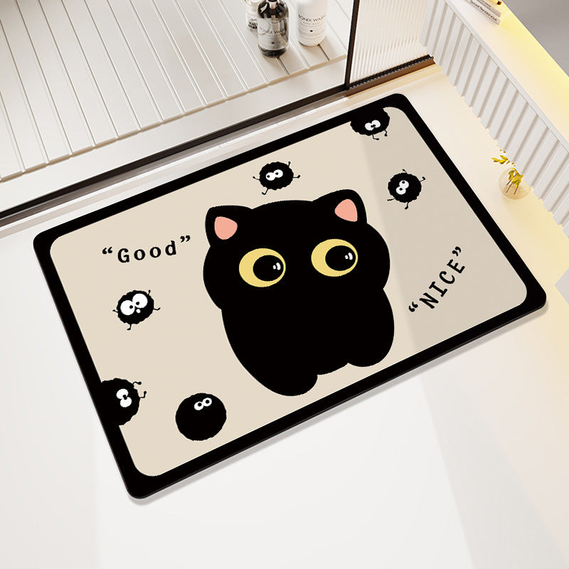 Fun-Themed Cartoon Bath Mat Kalsten