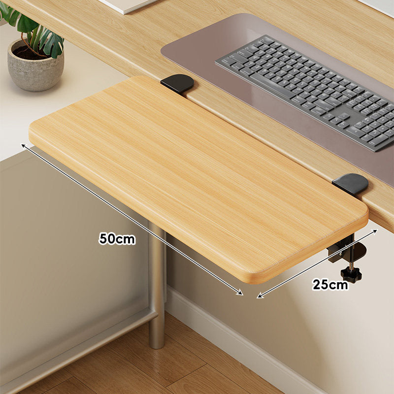 Under-Desk Sliding Keyboard Tray and Desk Extender with Smooth Glide Mount