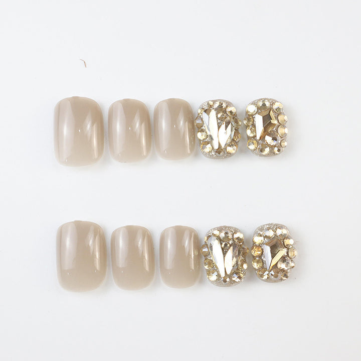 Decorative Rhinestone Press-On Nail Kit
