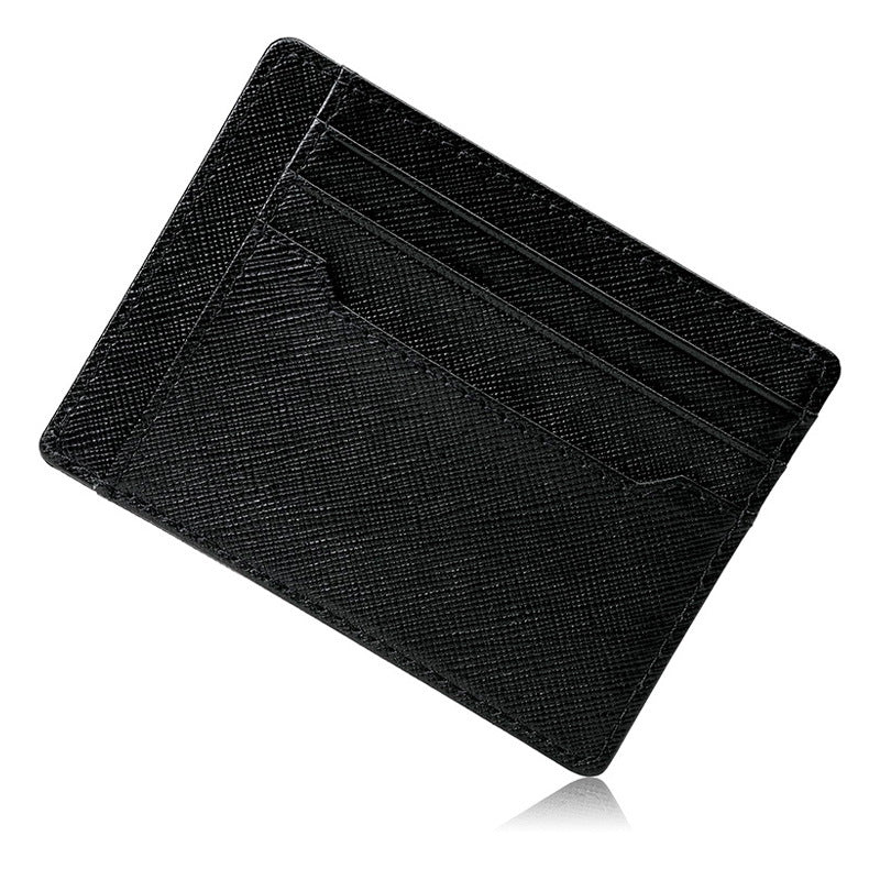 Textured Leather Card Holder Kalsten