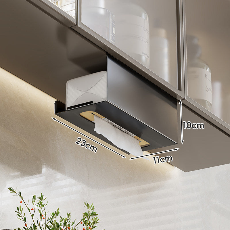 Under-Cabinet Stainless Steel Paper Towel and Napkin Dispenser