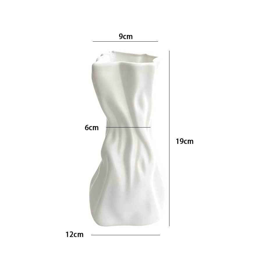 Contemporary Wave-Designed Flower Vase Kalsten