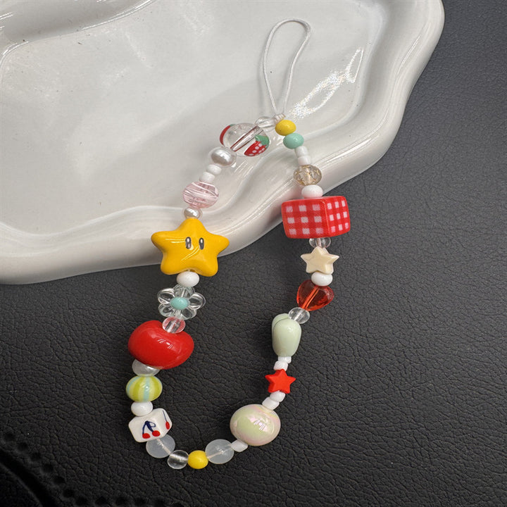 Decorative Bead Phone Strap Kalsten
