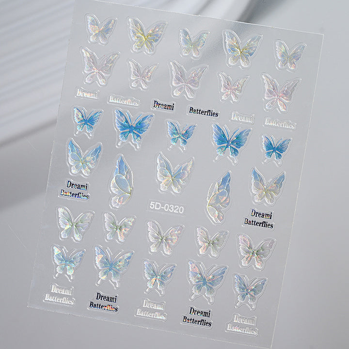 Decorative Butterfly Nail Art Decals
