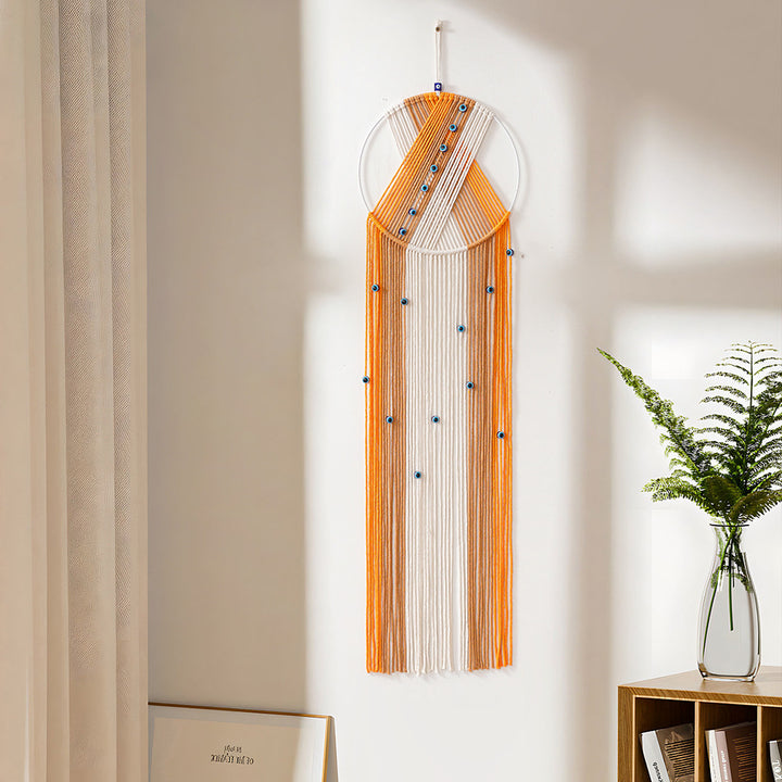 Macramé Decorative Wall Hanging with Circular Ring Kalsten