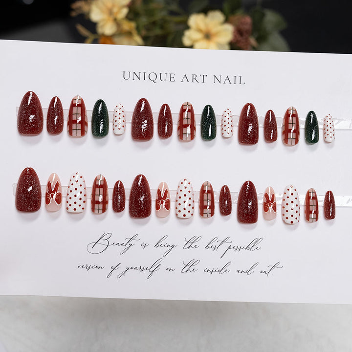 Festive Themed Decorative Press-On Nails