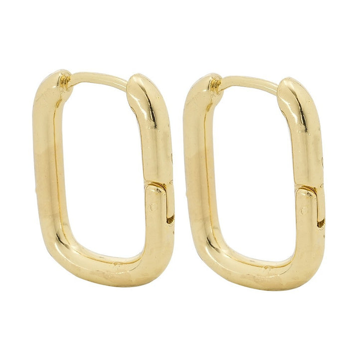 Sleek Curved Huggie Earrings Kalsten
