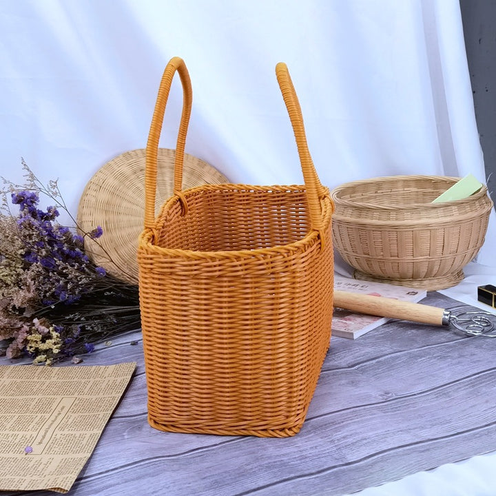 Women timeless rattan shopping basket Kalsten