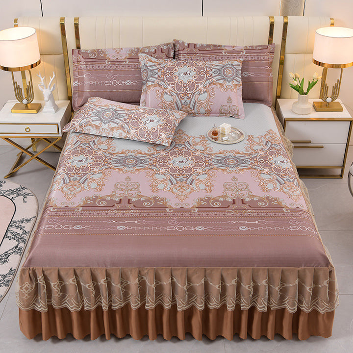 Ladies daybed cover with playful bear motif Kalsten