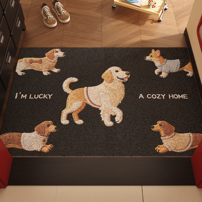 Dog-Themed Decorative Doormat