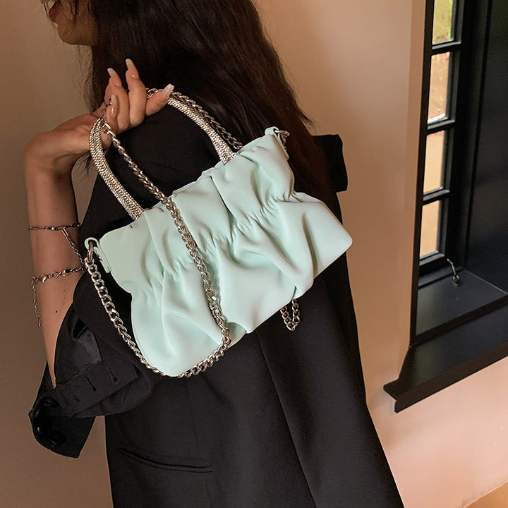 Elegant Ruched Handbag