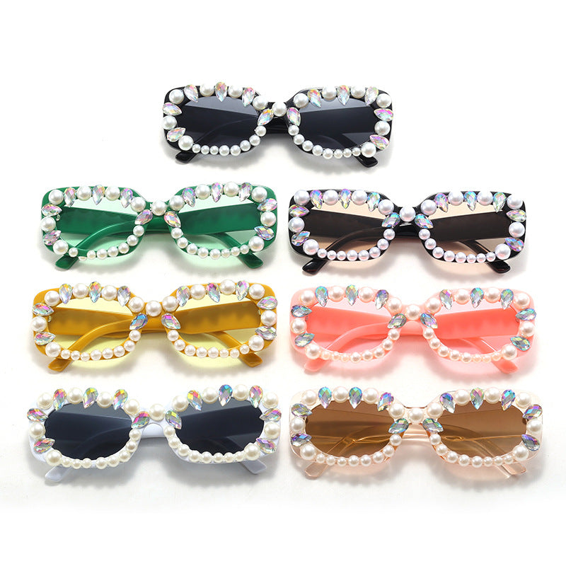 Ladies elegant sunglasses with pearl decoration Kalsten