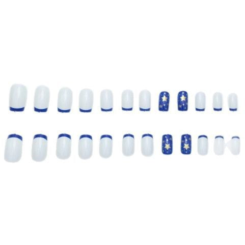 Elegant Star-Embellished Nail Art Kalsten