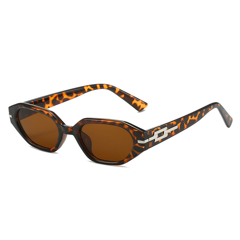 Elegant Retro Inspired Faceted Sunglasses Kalsten