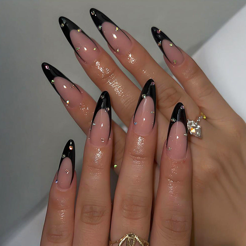 Artificial nail set with elegant tips and glamorous decorations Kalsten