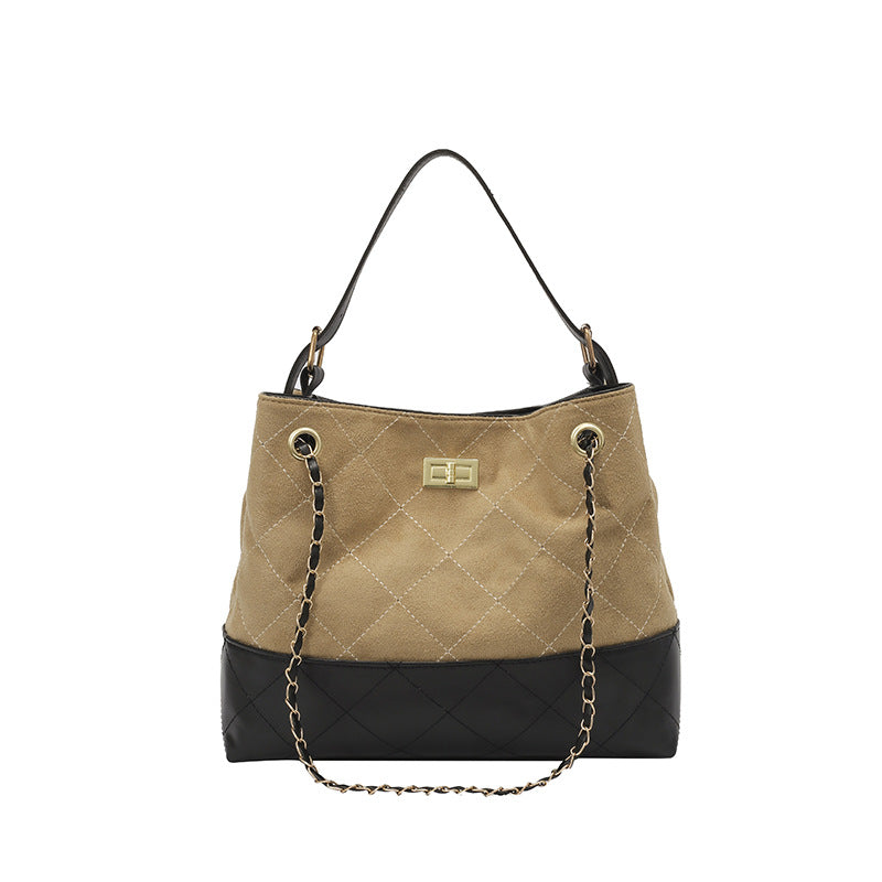 Quilted Shoulder Tote