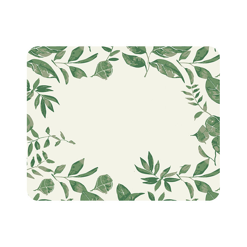 Decorative Leaf Print Table Placemats