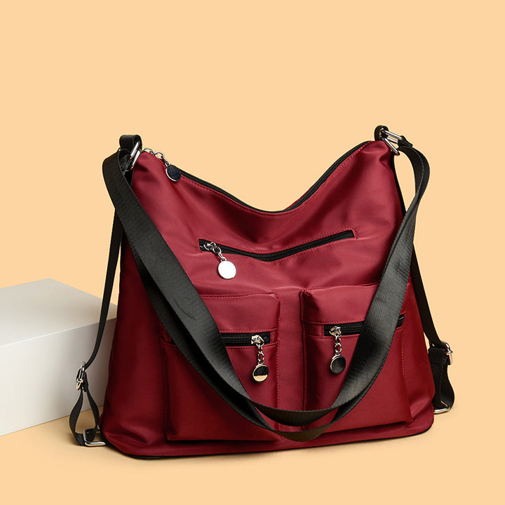 Spacious Multi-Pocket Shoulder Bag Kalsten