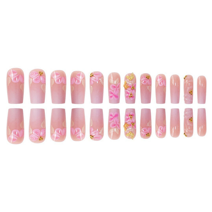 Floral Art Acrylic Press-On Nails Set Kalsten
