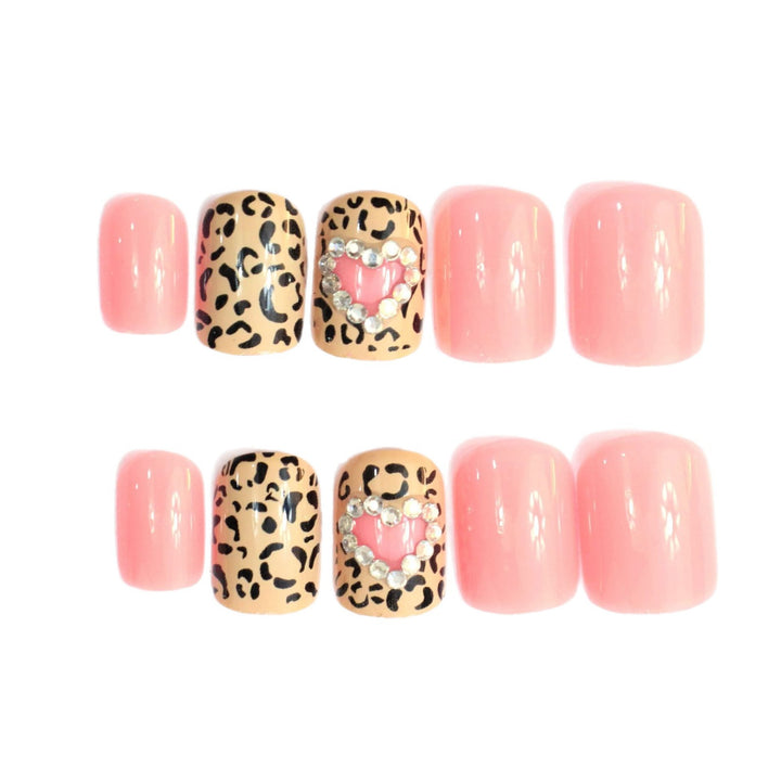 Stylish Leopard Print Nail Art Kalsten