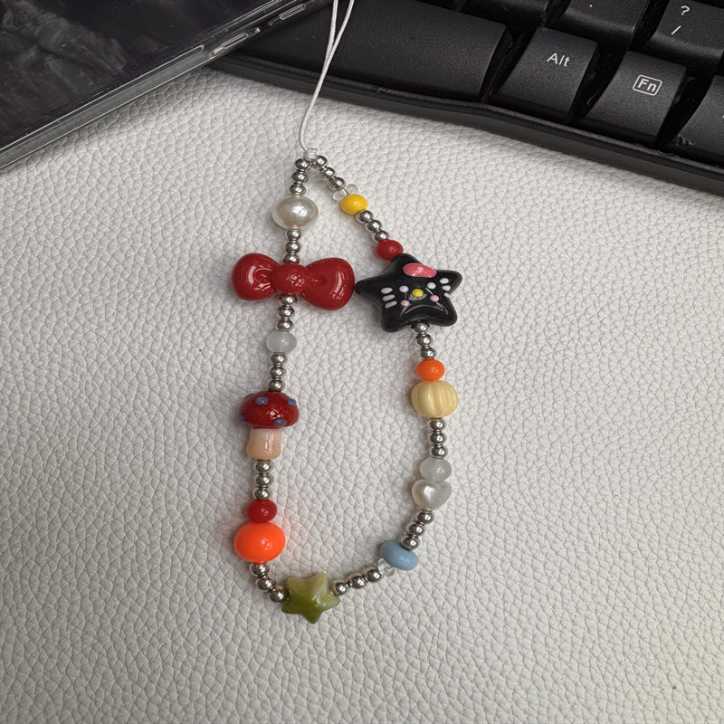 Playful Beaded Charm Eyewear Holder Kalsten