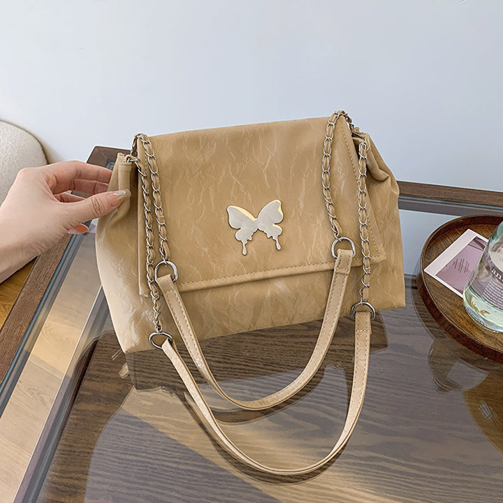 Chic Butterfly Accent Slouchy Handbag Kalsten