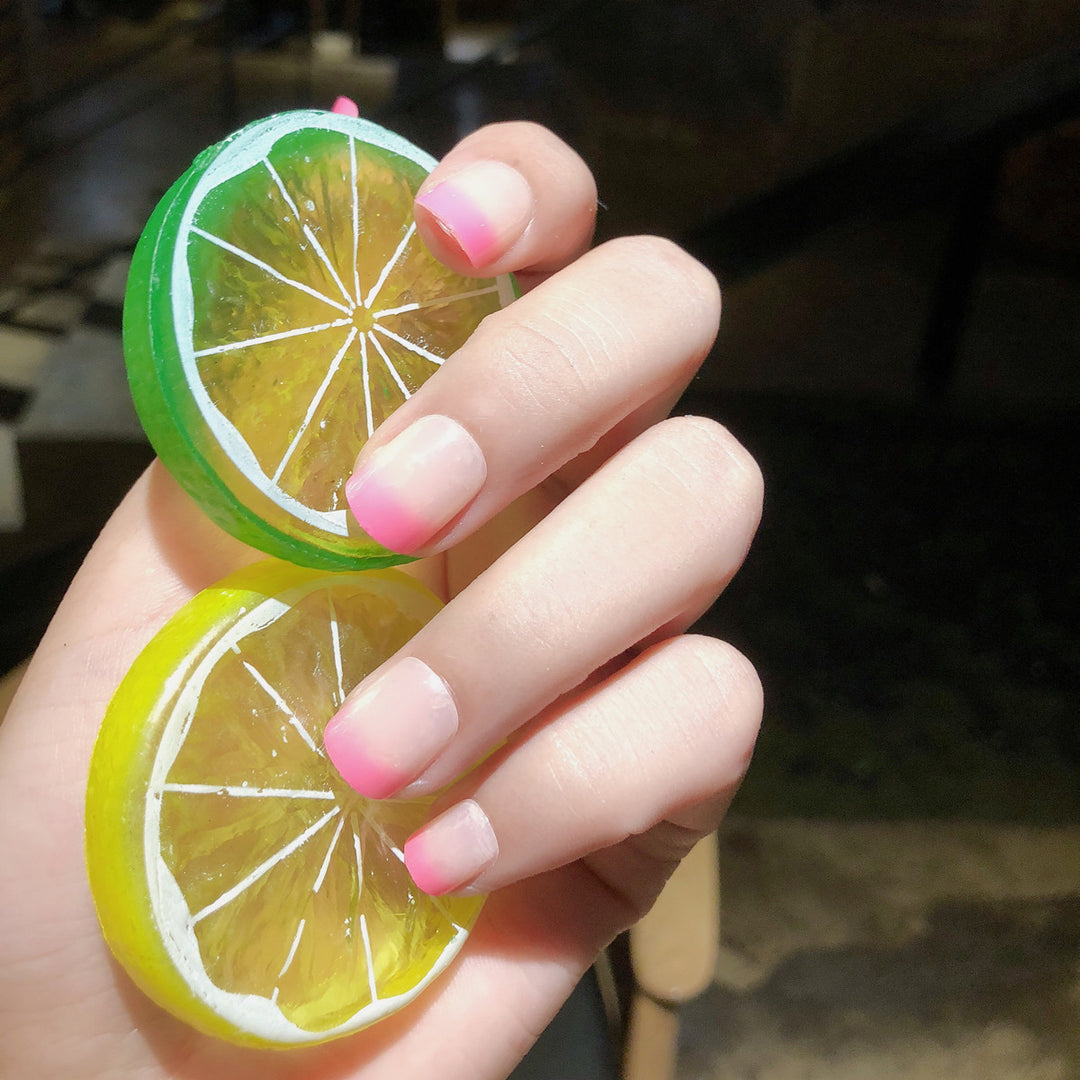 Ombre French Tip Press-On Nails