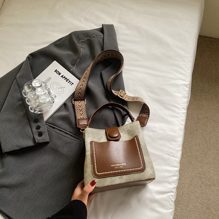 Chic Structured Mini Bucket Bag Kalsten