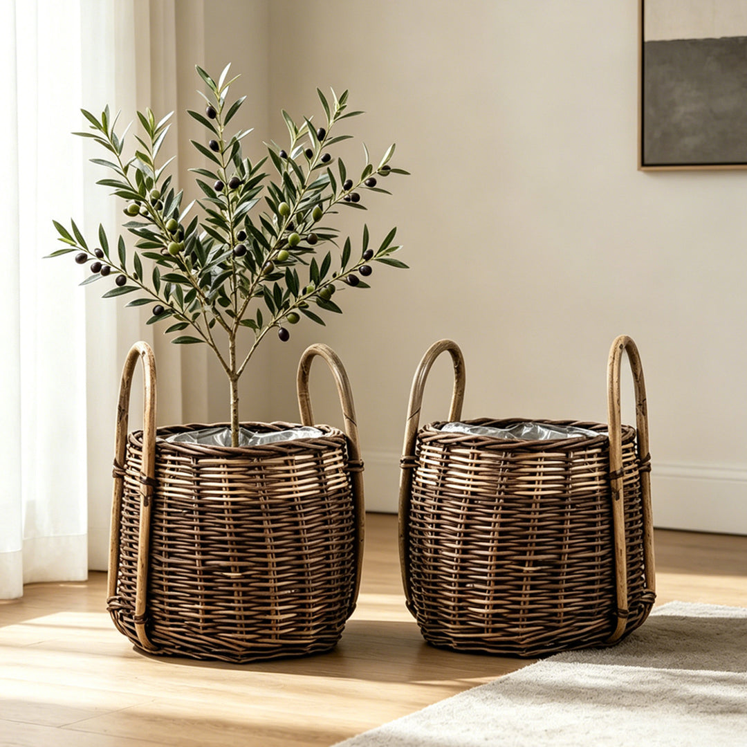 Natural woven storage basket Kalsten