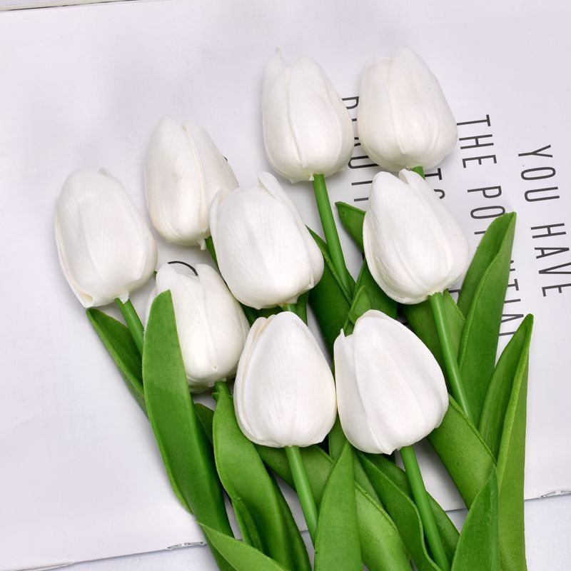 Elegant Faux Tulip Bouquet