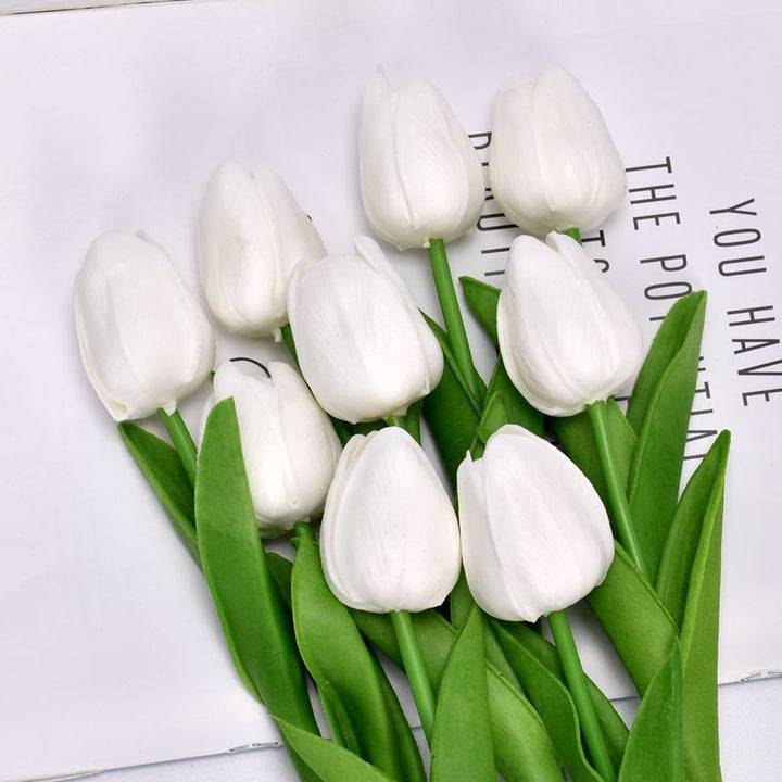 Elegant Faux Tulip Bouquet