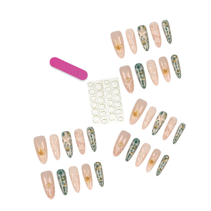 Creative Press-On Nail Art Set