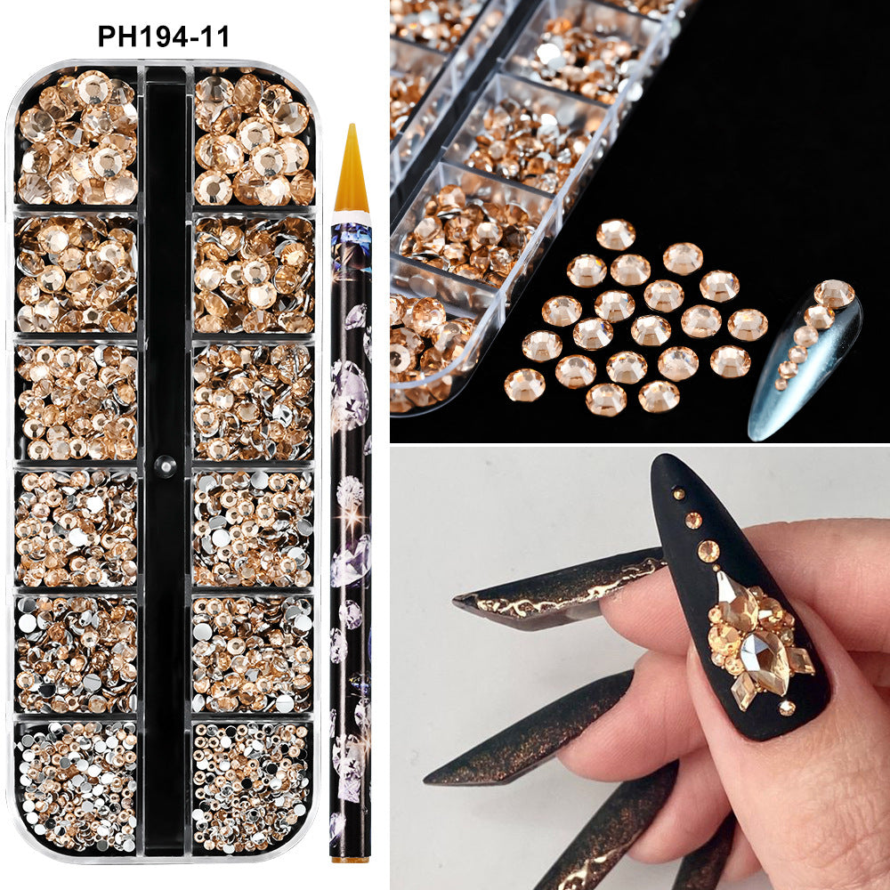 Premium Rhinestone Nail Art Decoration Kit