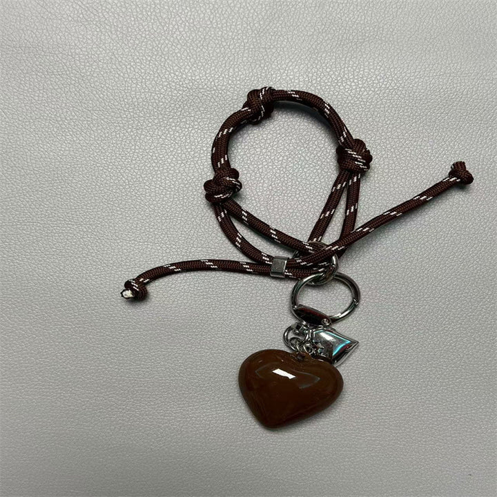 Heart-Shaped Decorative Keychain Kalsten