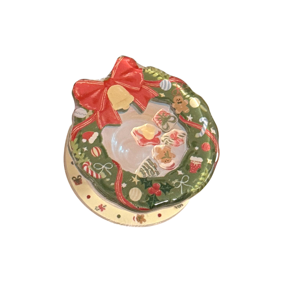 Decorative ceramic coaster in Christmas design Kalsten