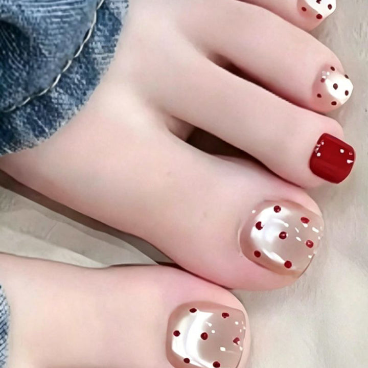 Stylish Polka Dot Nail Art Extensions Kalsten