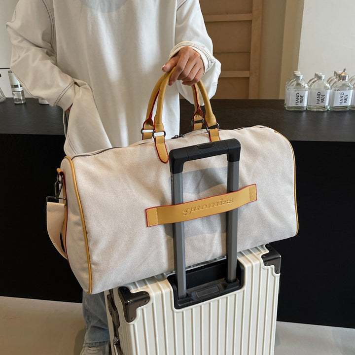 Fashionable Embroidered Weekend Travel Duffel Bag Kalsten