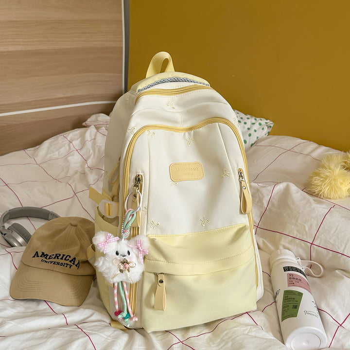 Stylish Emblazoned Multi-Compartment Backpack Kalsten