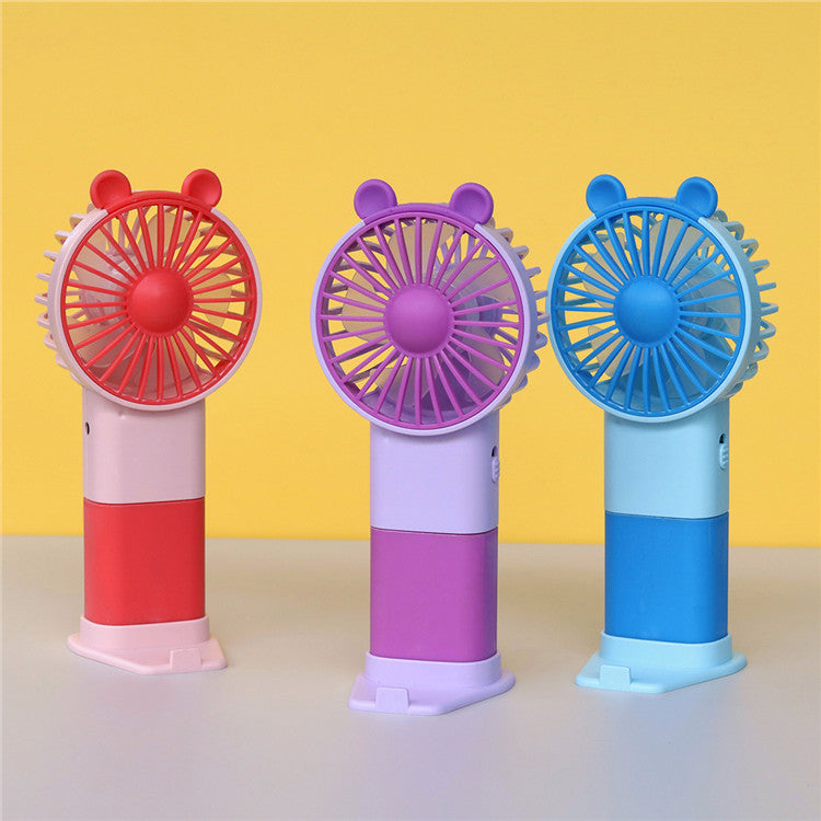 Unisex Portable Hand Fan in Playful Cat Design Kalsten
