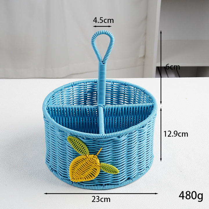 Handcrafted Woven Storage Basket with Handle Kalsten